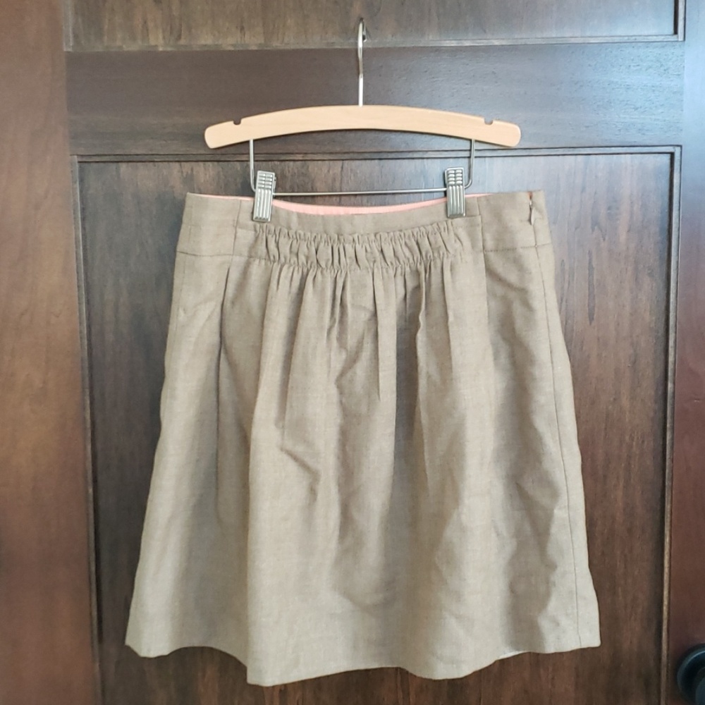 J. Crew wool blend skirt, sz 2, EC